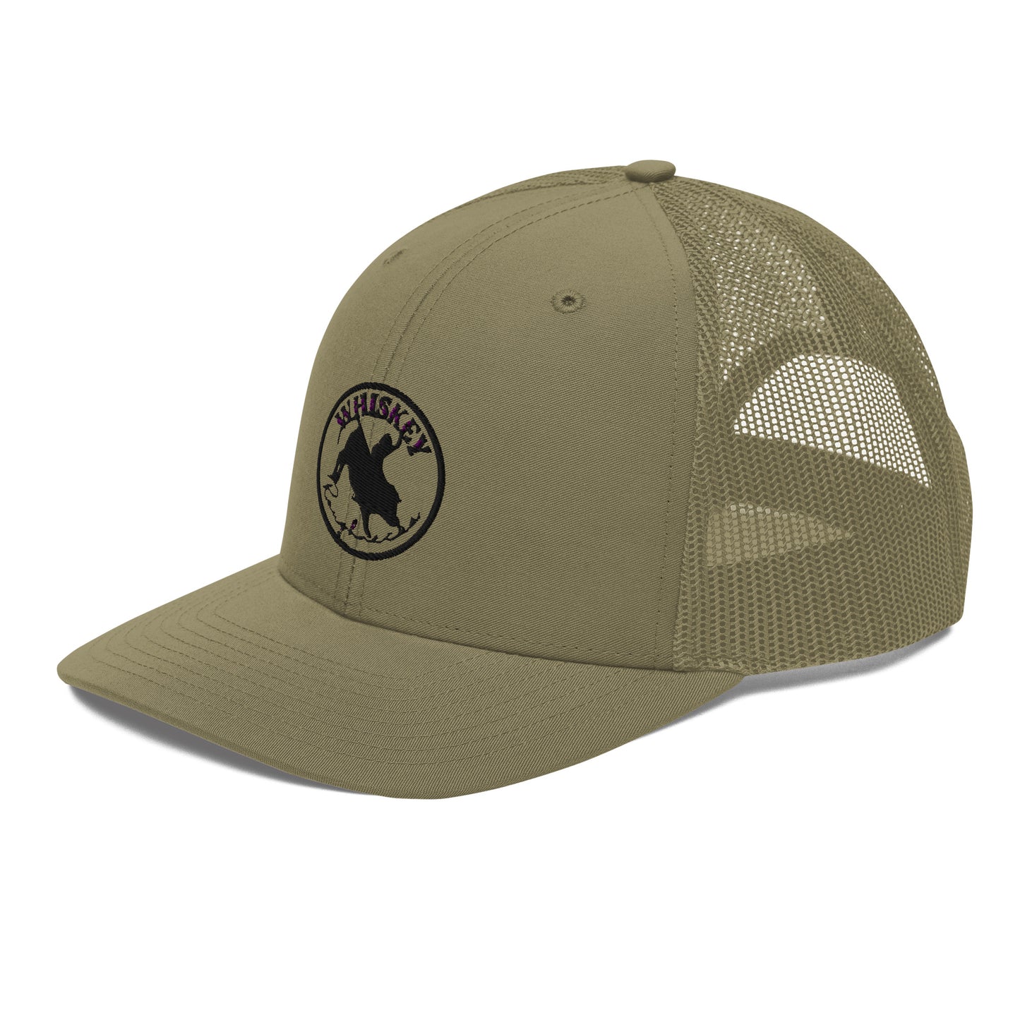 Whiskey Roughnecks Logo Trucker Cap